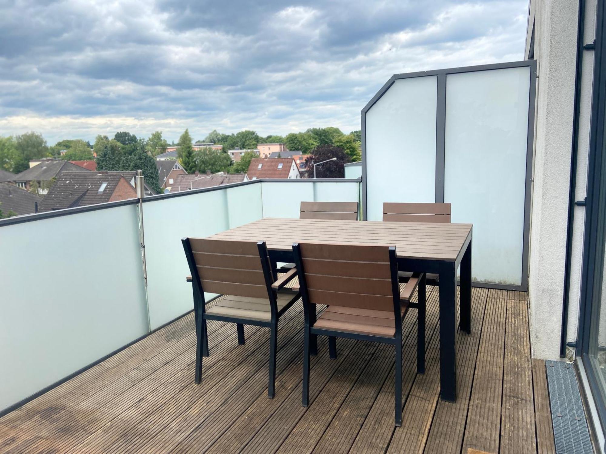 Micasa Ol - Modernes Penthouse - Stellplatz - Kueche - Wlan - Dachterrasse Apartment