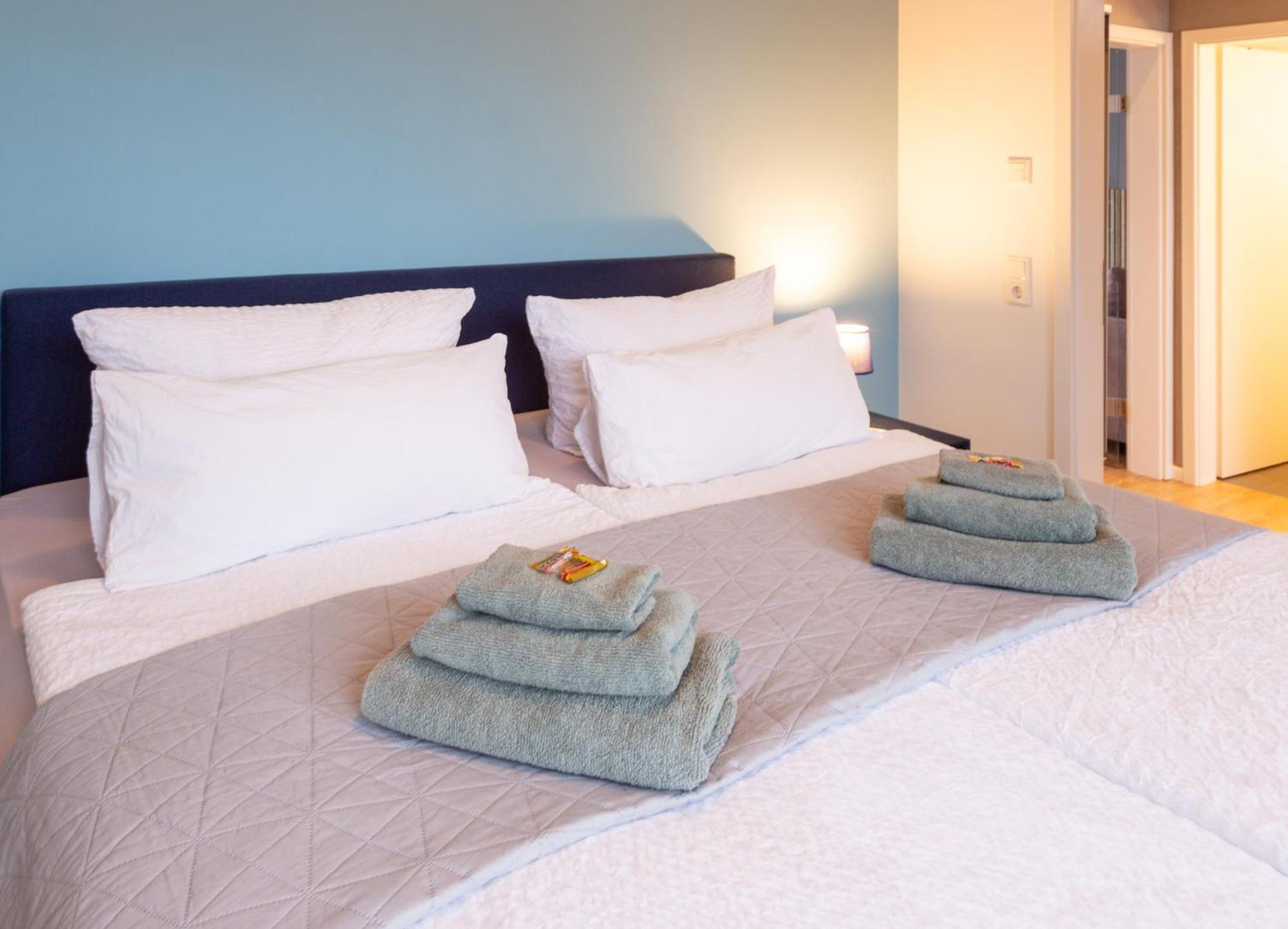 Micasa Ol - Modernes Penthouse - Stellplatz - Kueche - Wlan - Dachterrasse