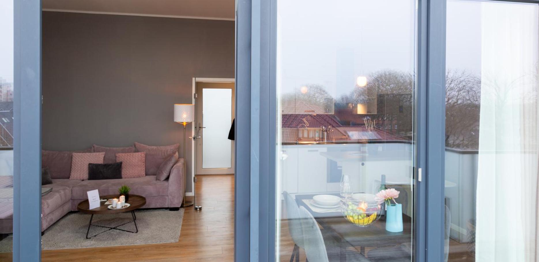 Apartment Micasa Ol - Modernes Penthouse - Stellplatz - Kueche - Wlan - Dachterrasse