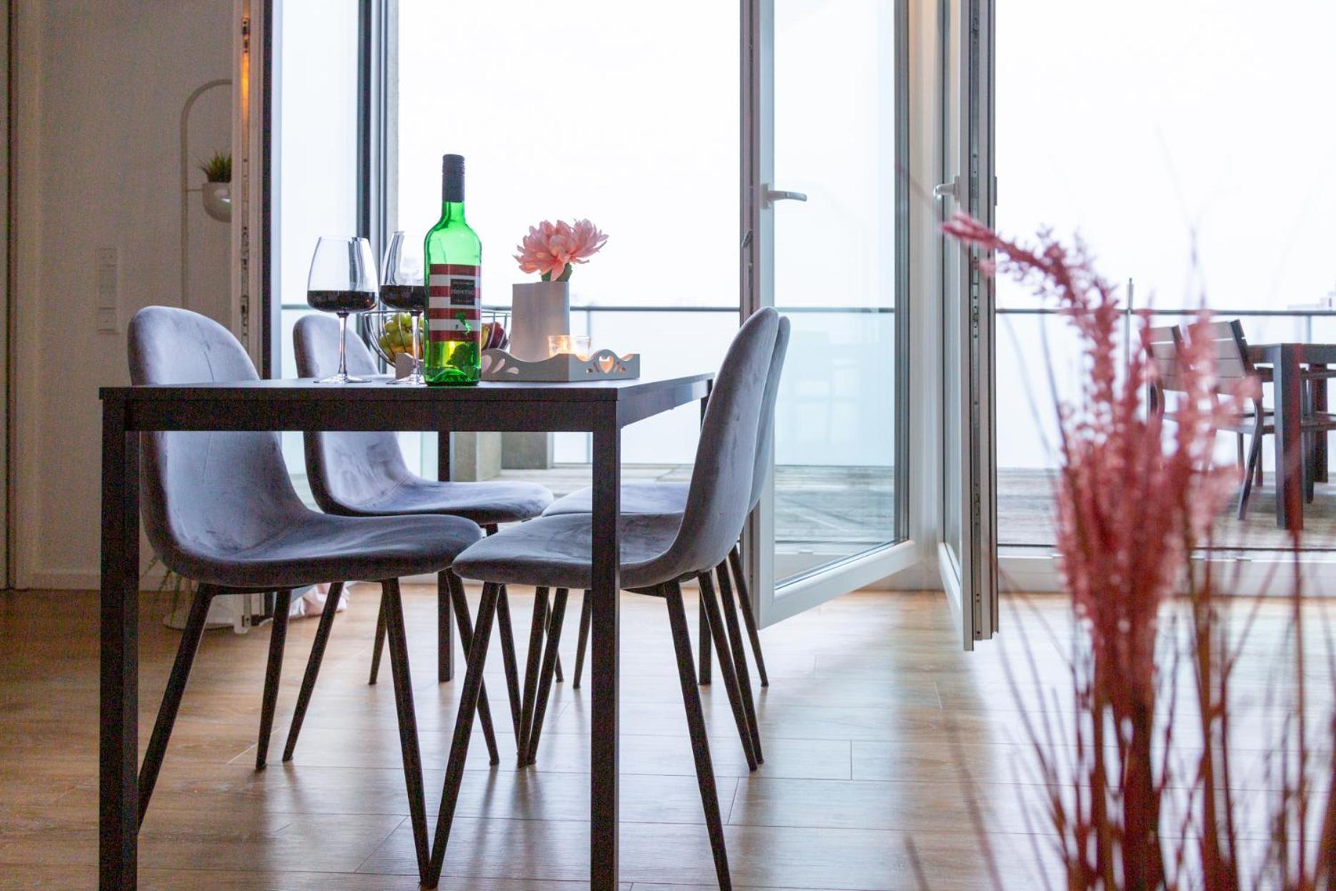 Micasa Ol - Modernes Penthouse - Stellplatz - Kueche - Wlan - Dachterrasse * Oldenburg