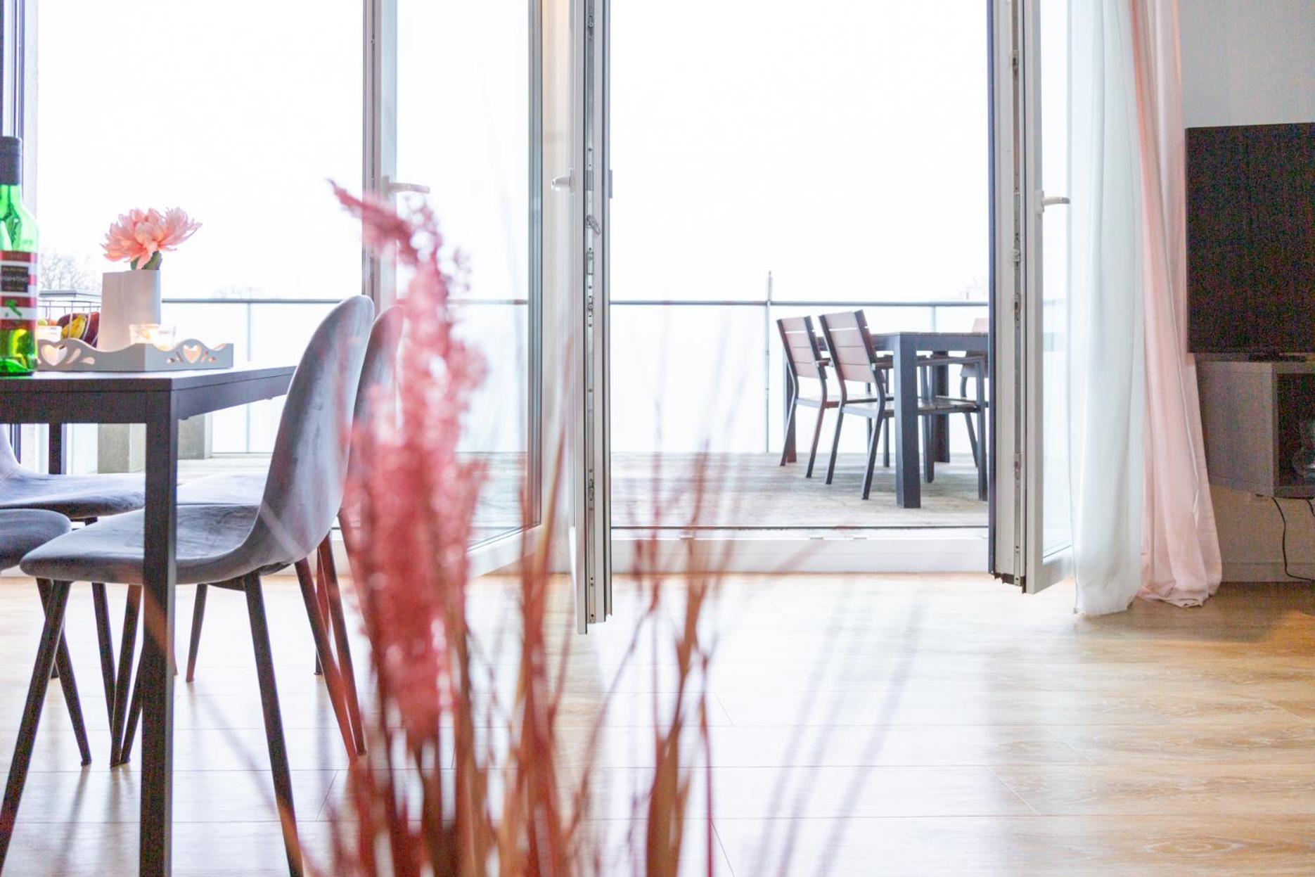 Micasa Ol - Modernes Penthouse - Stellplatz - Kueche - Wlan - Dachterrasse Oldenburg